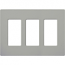 Lutron, Claro Wallplates, CW-3-GR