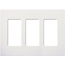Lutron, Claro Wallplates, CW-3-WH