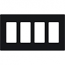 Lutron, Claro Wallplates, CW-4-BL