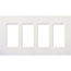 Lutron, Claro Wallplates, CW-4-WH