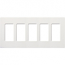 Lutron, Claro Wallplates, CW-5-WH