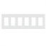 Lutron, Nova T Wallplates, NT-R3R3R3R3R3R3-FB-WH