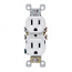 Leviton, 5320-SW, 5-15R, Duplex Receptacle