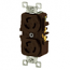 Hubbell, L515DRI, L5-15R, Duplex Receptacle 