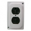 Wiremold, 1543GL, 1500 Steel Raceway Series, Grounding Duplex Receptacle
