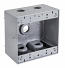 Topaz, Double Gang Deep Weatherproof Box, WDB25100, M47448