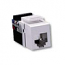 Leviton, QuickPort&reg; Voice Grade Snap-In Connetor, 40836-BW