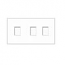 Lutron, Nova T Wallplates, NT-LSS-FB-WH
