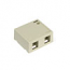 Leviton, QuickPort&reg; 2-Port Surface Mount Housing, 41089-2IP