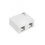 Leviton, QuickPort&reg; 2-Port Surface Mount Housing, 41089-2WP
