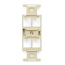 Leviton, QuickPort&reg; Quad 106 Type 4-Port Insert, 41087-QIP