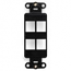 Leviton, QuickPort&reg; Decora 4-Port Insert, 41644-E