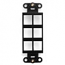 Leviton, QuickPort&reg; Decora 6-Port Insert, 41646-E