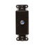 Leviton, Decora Video Single F-Type Wall Jack Insert, 40681-B