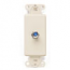Leviton, Decora Video Single F-Type Wall Jack Insert, 40681-I