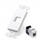 Leviton, Decora Telephone Wall Jack Insert Kit, 41638-W