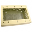 Wiremold, Steel Raceway 500 & 700 Series, Shallow Device Box - 3 Gang, V5747-3
