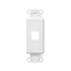 Leviton, QuickPort&reg; Decora 1-Port Insert, 41641-W