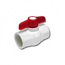 Approved Vendor, White PVC Compact Ball Valve, 201-403
