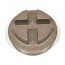 WARD, Cast Iron Cored Plug, Cored Plug, 4" Cast Iron Cored Plug, M65434