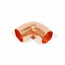 Ever Flow, 2 1/2" Copper 90 Degree Elbow, M66086