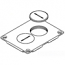 Wiremold, Brass Duplex Cover Plate, 828SPTC