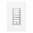 Lutron, Radio RA2 SeeTouch Hybrid Keypad  6 Buttons with Raise and Lower, RRD-H6BRL-BR