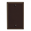 Leviton, 85014, 1 Gang Blank, Brown, Wall Plate 