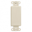 Leviton, 80414-T, QuickPort Decora/GFI Multimedia Blank Insert, Light Almond