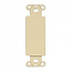 Leviton, 80414-I , QuickPort Decora/GFI Multimedia Blank Insert, Ivory
