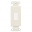Cooper, 2161W-BOX, Decora/GFI to Toggle Insert, White, Plastic
