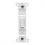 Leviton, 80700-W, Toggle Switch to Blank Insert, White, Plastic