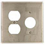Mulberry, 97842, 2 Gang 1 Duplex Receptacle 1 Single Receptacle, Wall Plate