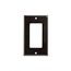 Mulberry, 91401, 1 Gang Decora/GFCI Lexan. Brown, Wall Plate   
