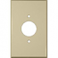 Mulberry, 92111, 1 Gang Single Receptacle 20 Amp, Lexan, Ivory, Wall Plate