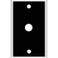 Mulberry, 97201, 1 Gang 5/8" Hole/Grommet, Stainless Steel, Wall Plate