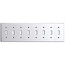 Mulberry, 97078, 8 Gang 8 Toggle Switch, Stainless Steel, Wall Plate