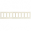Mulberry, 84410, 10 Gang 10 Decora/GFI, Metal, Ivory, Wall Plate