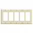 Mulberry, 84405, 5 Gang 5 Decora/GFI, Metal, Ivory, Wall Plate