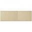 Mulberry, 84157, 7 Gang 7 Blank, Metal, Ivory, Wall Plate