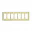 Mulberry, 84407, 7 Gang 7 Decora/GFI, Metal, Ivory, Wall Plate