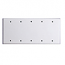 Mulberry, 86155, 5 Gang 5 Blank, Metal, White, Wall Plate