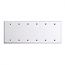 Mulberry, 86156, 6 Gang 6 Blank, Metal, White, Wall Plate