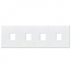 Lutron, Nova Wallplates, N-LLLL-NFB-WH