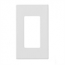 Leviton, 80301-SW, 1-Gang Decora Plus Wallplate Screwless Snap-On Mount, White