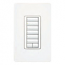Lutron, Radio RA2 SeeTouch Hybrid Keypad  6 Buttons with Raise and Lower, RRD-H6BRL-SW