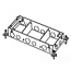 Wiremold, 880M3, Omnibox Series Shallow Steel Floor Box