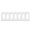 Lutron, Nova T Wallplates, NT-R3R3R3R3R3R3R3-FB-WH