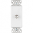 Cooper Wiring Devices, 9547WS, Aspire Single Coax Adapter Insert