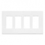 Cooper Wiring Devices, Aspire 4-gang Wallplate, 9524WS
